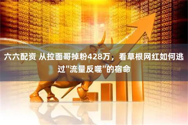 六六配资 从拉面哥掉粉428万，看草根网红如何逃过″流量反噬″的宿命