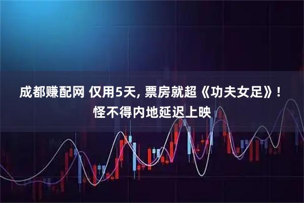 成都赚配网 仅用5天, 票房就超《功夫女足》! 怪不得内地延迟上映